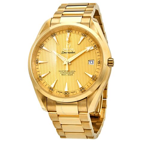 omega bhp gold watch|omega men's gold watch.